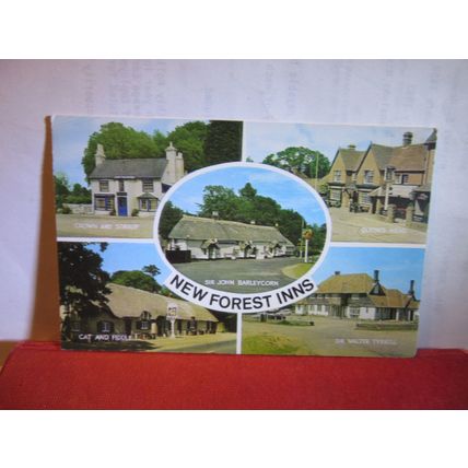 NEW FOREST INNS, multiview. used postcard by J. Salmon 1980 pm =