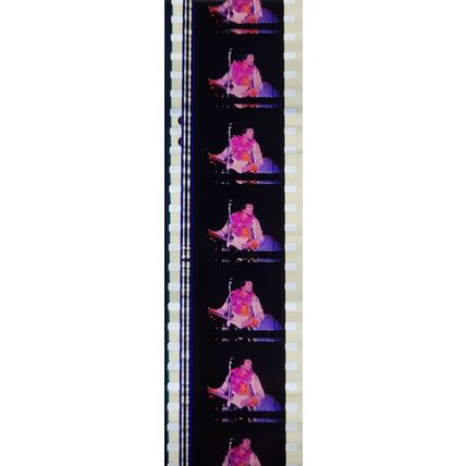 Jimi Hendrex. Pk MTP - A015o . 1 STRIP OF 5 - 35MM FILM CELLS. A very rare strip