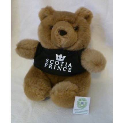 RARE SCOTIA PRINCE TEDDY BEAR with BLUE T-SHIRT cruise & ferry line OOB in 2004