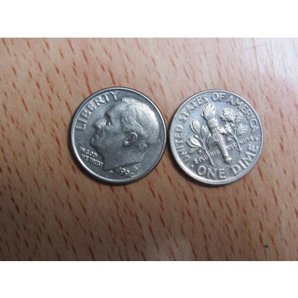 1994p Roosevelt Dime 10 Cents Coin