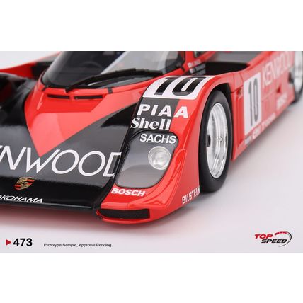 PORSCHE 962 CK6 NO.10 PORSCHE KREMER RACING 1990 LE MANS - TOPSPEED TS0473 1/18