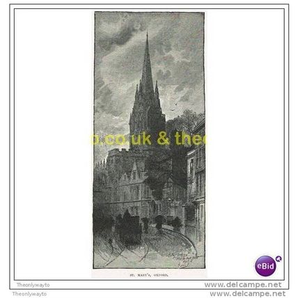 ST MARY'S, OXFORD, ENGLAND, Modern Reproduction
