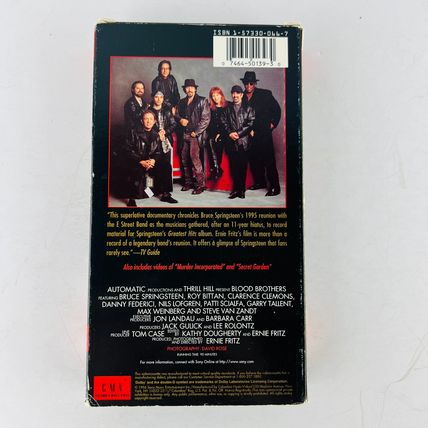 Bruce Springsteen and the E-Street Band - Blood Brothers VHS Video Tape
