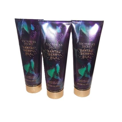 Victoria's Secret Santal Berry Silk Fragrance Lotion 8 oz - 3 Pack