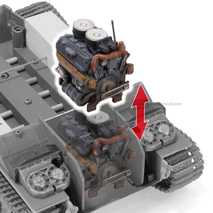 TIGER TANK PZKPFW VI SD.KFZ.181 NO. 100, 1943 EASTERN FRONT KURSK - 1/32 912043C