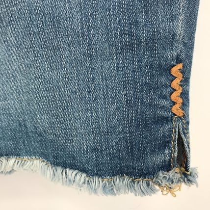 Torrid High Rise 5" Stretch Denim Shorts Size 18 Distressed Button Fly Blue