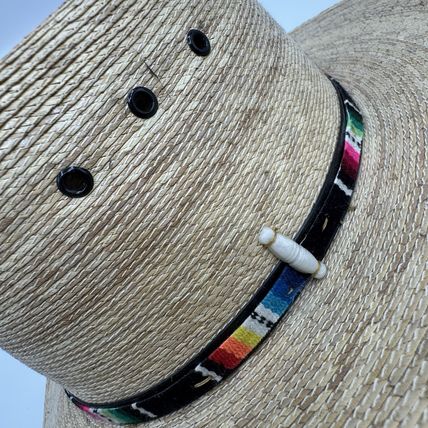 Elegante De Lujo Straw Hat Size 7 3/8 Mexico 59 Unisex Great Cond