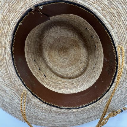 Elegante De Lujo Straw Hat Size 7 3/8 Mexico 59 Unisex Great Cond