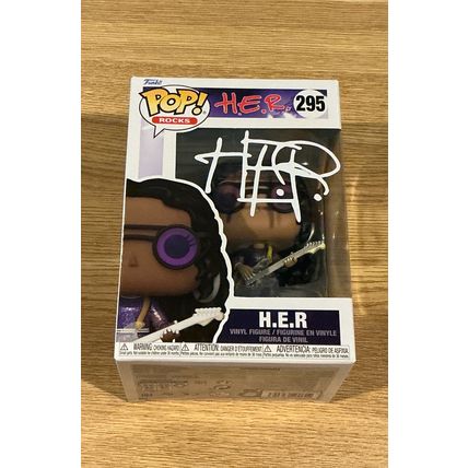 Funko Pop! H.E.R #295 Facsimile Laser Autographed Figure (Box & Protector)