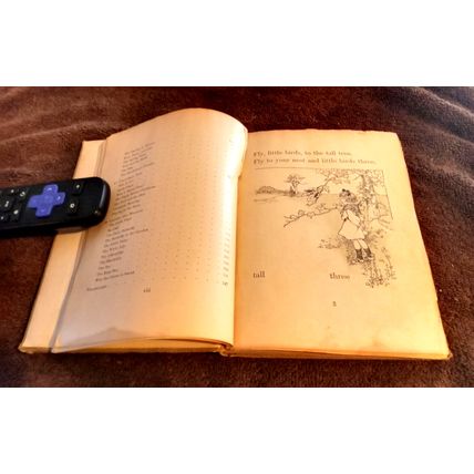 Old Vintage Basic Reader AFirst Reader By Spaulding & Bryce 1906