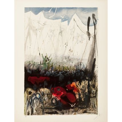 Salvador Dalí Aliyah 1968 picture 4 Poster Canvas Movie Film Print A0 A1 A2 A3 A