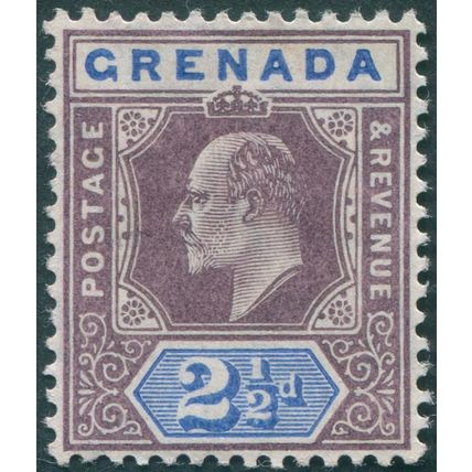 Grenada 1905 2½d purple & ultramarine SG70 unused