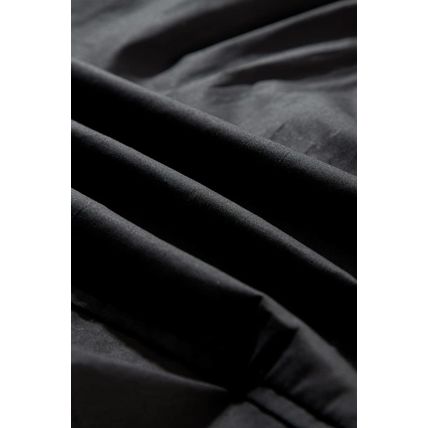 Black Frilly Puff Sleeve Stylish Collared Shirt