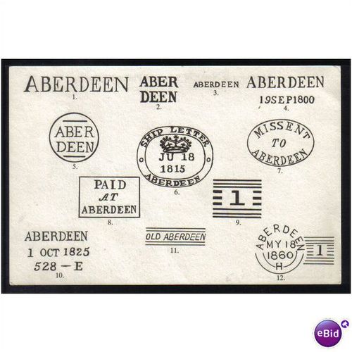 1985 ABERDEEN & NORTH SCOTLAND PHILATELIC 75TH ANNIV