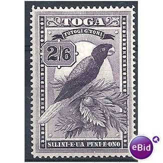 Tonga 1897 SG52 2/6d Deep Purple Mounted Mint.