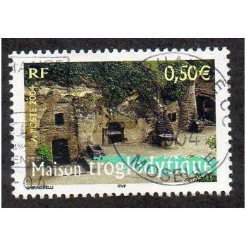 FRA 2004 50c 'REGIONS (4TH) 'TROGLODYTES' FINE USED (EBID10933)