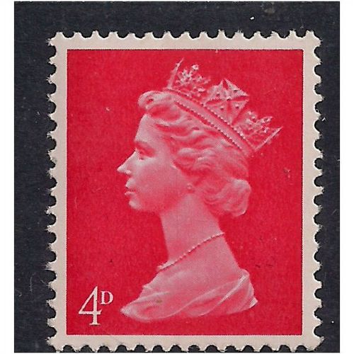 GB 1969 QE2 4d Brt Vermilion Machin Umm SG 733.(G769 )