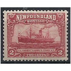 Newfoundland 1928 SG165 2c Carmine Mounted Mint .. .