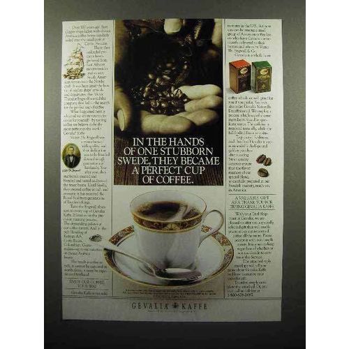 1996 Gevalia Coffee Ad - Became A Perfect Cup