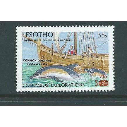 lesotho stamps mnh sg783 dolphin mnh