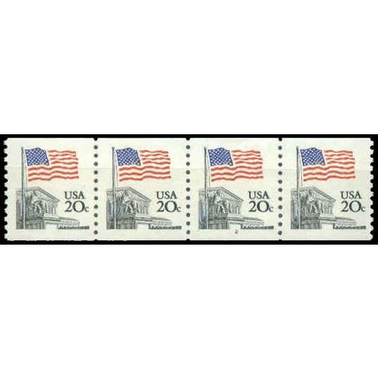 1895 20c U.S. Flag Very Fine MNH SG PNC 2/3+1 G0723