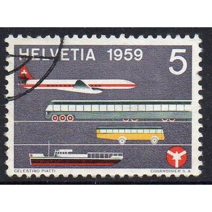 Switzerland 1959 Events - Opening of Traffic House, Luzern 5c Used