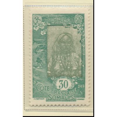 Somali Coast Stamp Scott #97, Mint Hinged