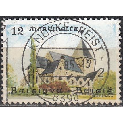 Belgique 1985 Michel 2232 O Cote (2008) 0.30 € Marcinelle Eglise Saint-Martin