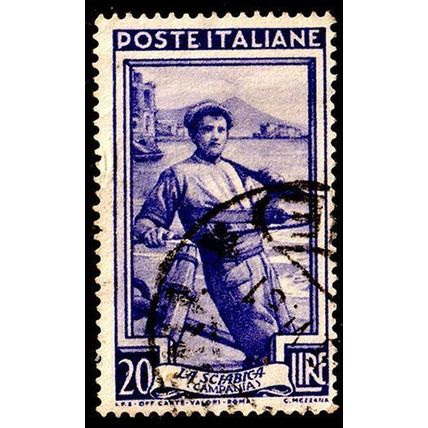 Italy 1950 Working Life 20L Used Stamp