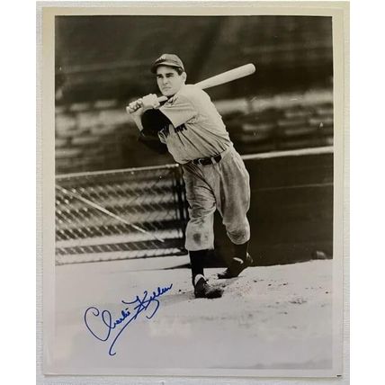 Charlie Keller (d. 1990) Signed Autographed Vintage 8x10 Photo New York Yankees