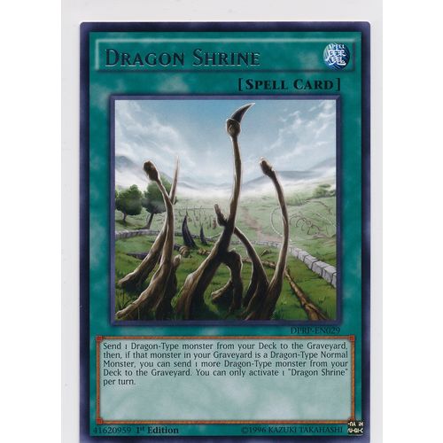 YuGiOh Rivals of the Pharaoh Duelist Pack DPRP-EN029 Dragon Shrine 1st Edition