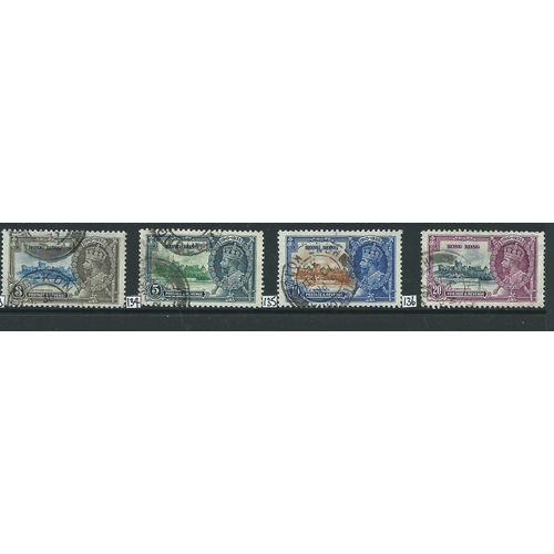 hong kong stamp sg133 sg 133 used silver jubilee