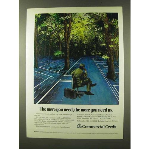 1973 Commercial Credit Corporation Ad - More You Need