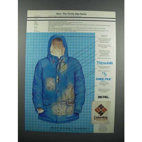 1983 Columbia Trinity Alps Parka Ad