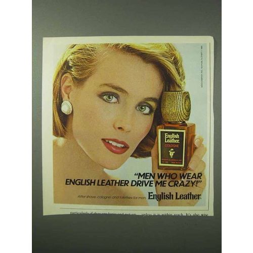 1983 English Leather Cologne Ad - Drive Me Crazy