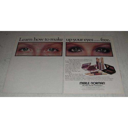 1983 Merle Norman Cosmetics Ad - Make up Your Eyes