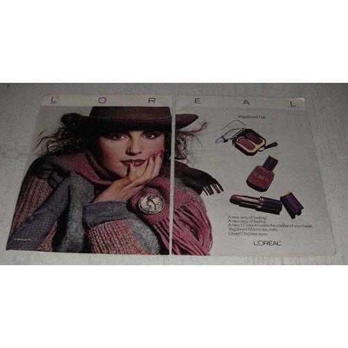 1983 L'Oreal Cosmetics Ad - Vagabond Fall