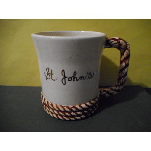Newfoundland Pitcher Plant,Coat of Arms Large Coffee Mug