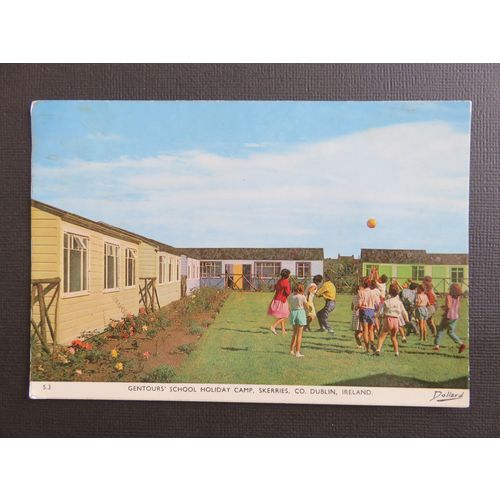 Gentours' School Holiday camp, Skerries, Co. Dublin Postcard
