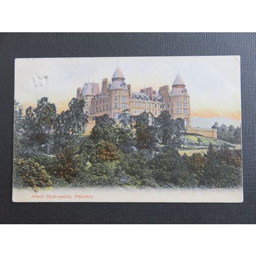 Atholl Hydropathic, Pitlochry, Perthshire Postcard