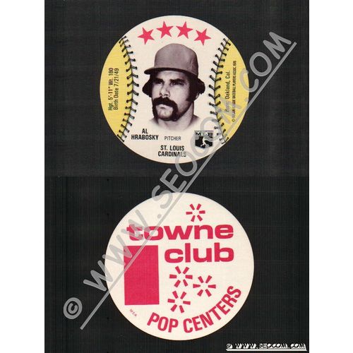 Sport Baseball Discs Name: Hrabosky, Al Pitcher St Louis Cardinals~766