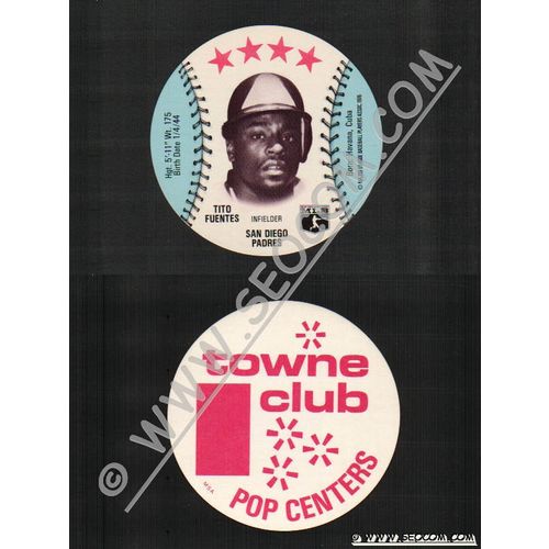 Sport Baseball Discs Name: Fuentes, Tito Infielder San Diego Padres~761