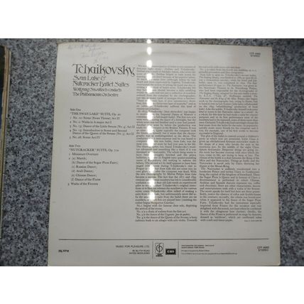Tchaikovsky - Philharmonia Orchestra ‎– Swan Lake & Nutcracker Ballet Suites