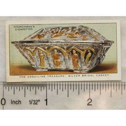 1935 Churchman's Treasure Trove No. 24 Esquiline treasure Rome bridal casket