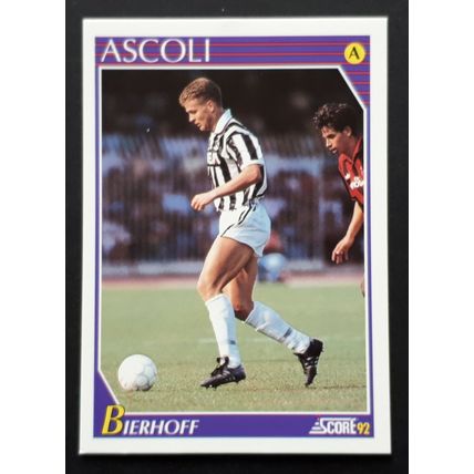 OLIVER BIERHOFF ROOKIE CARD 1992 Score Ascoli