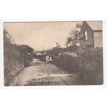 The Village East Knighton Postcard 1909 Dorset Local Publisher A Millar