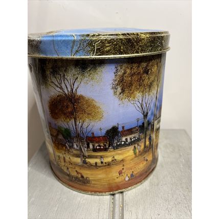 Vintage Pro Hart's " Holiday'" Empty Collectable Tin Can..