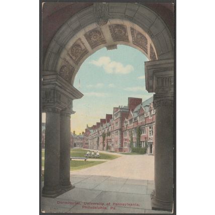 Dormitories, University of Pennsylvania, Philadelphia, c.1910 - Postcard