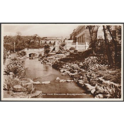 By the Pavilion, Bournemouth, Hampshire, c.1940s - Dearden & Wade RP Postcard