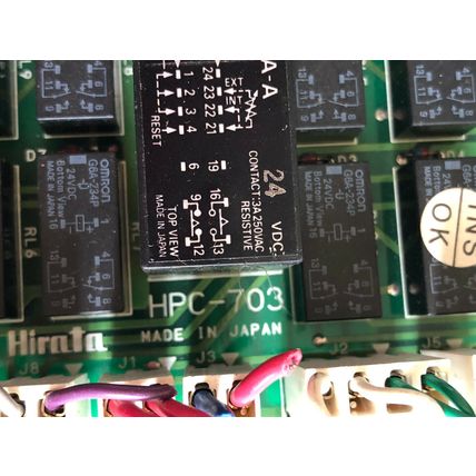 HIRATA HPC-703 PLC PCB BOARD,HIRATA HPC 703,DA,DL